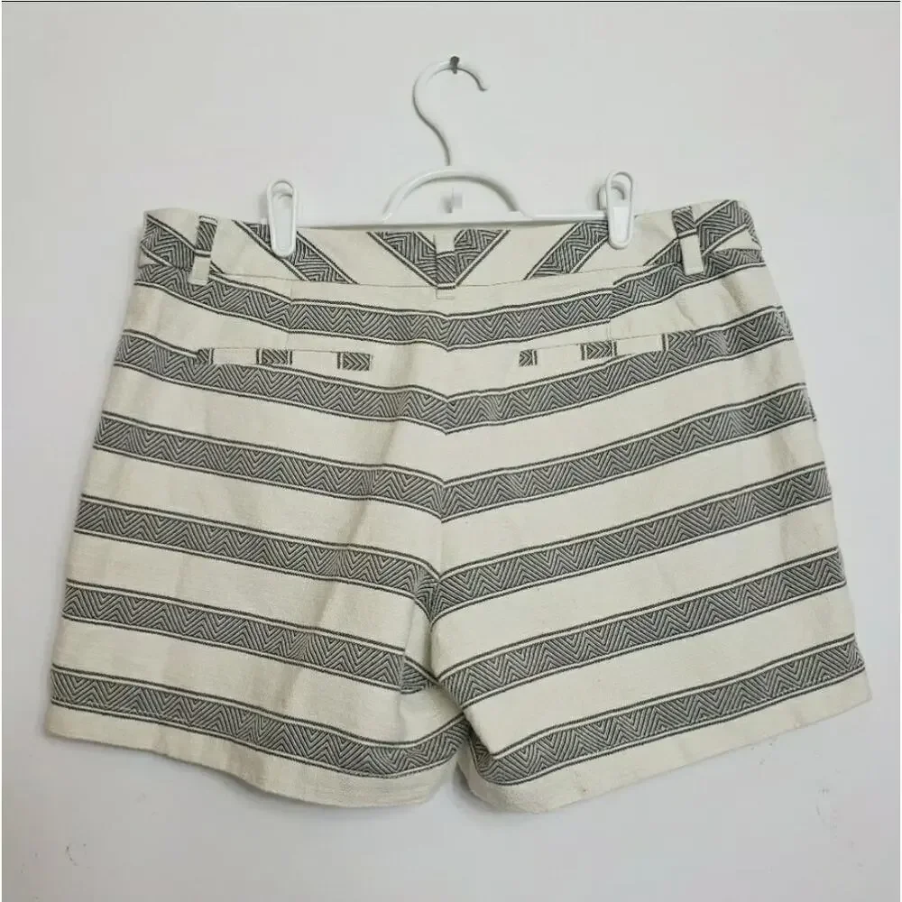 Liz Claiborne Cotton Striped Shorts Size 10